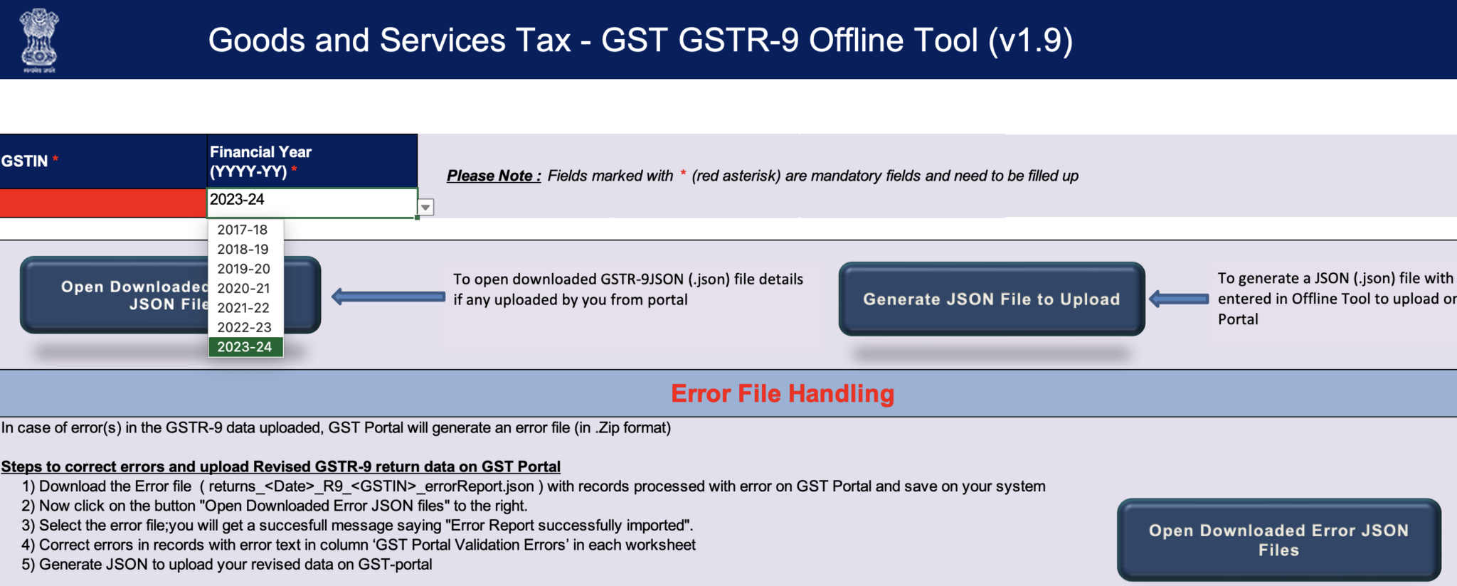 GSTR-9 For FY 2023-24: New Offline Tool Launched With Updated ITC ...